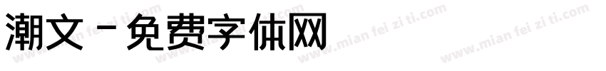 潮文字体转换