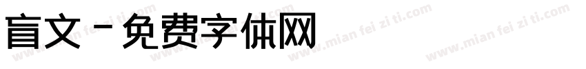 盲文字体转换