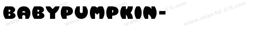 BabyPumpkin字体转换