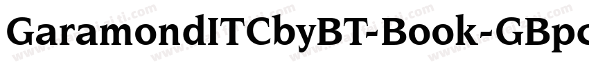 GaramondITCbyBT-Book-GBpc-EUC-H字体转换