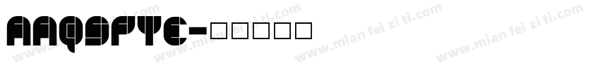 AAQSPYE字体转换
