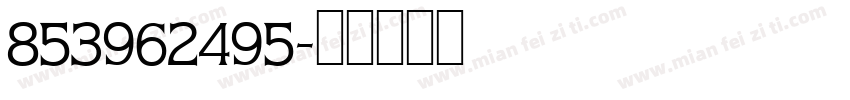 853962495字体转换