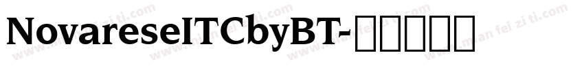 NovareseITCbyBT字体转换