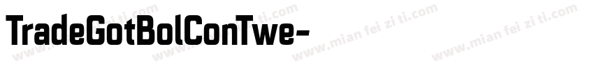 TradeGotBolConTwe字体转换