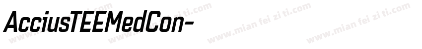 AcciusTEEMedCon字体转换