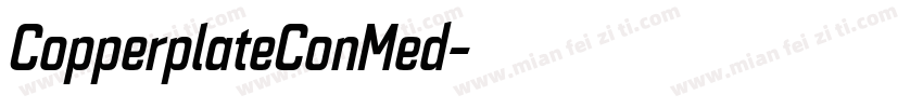 CopperplateConMed字体转换