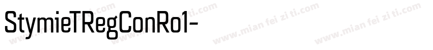 StymieTRegConRo1字体转换