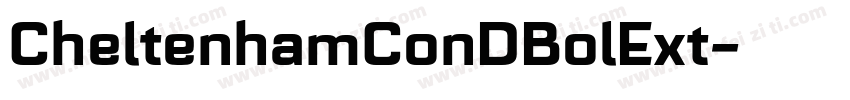 CheltenhamConDBolExt字体转换