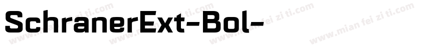 SchranerExt-Bol字体转换