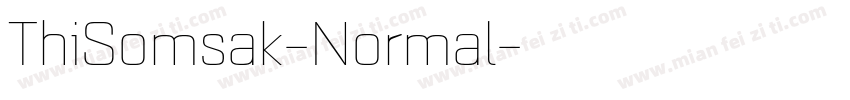 ThiSomsak-Normal字体转换