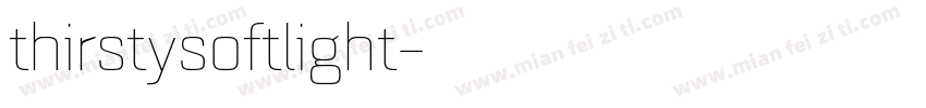 thirstysoftlight字体转换