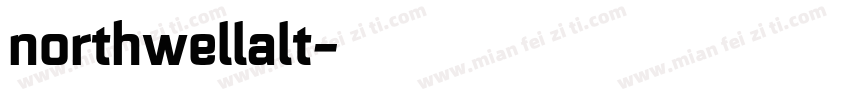 northwellalt字体转换