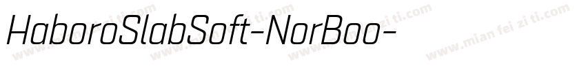 HaboroSlabSoft-NorBoo字体转换