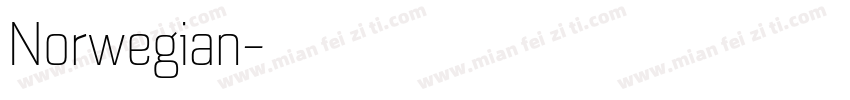Norwegian字体转换