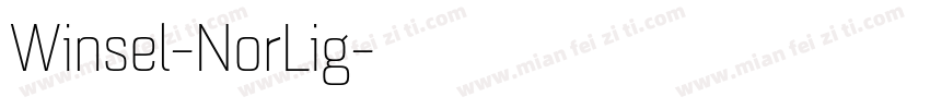 Winsel-NorLig字体转换