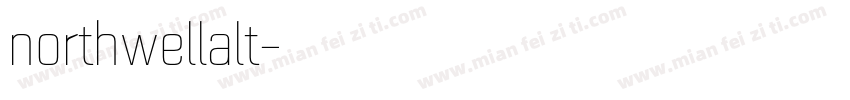 northwellalt字体转换
