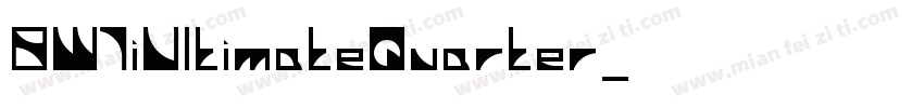 BW7iUltimateQuarter字体转换