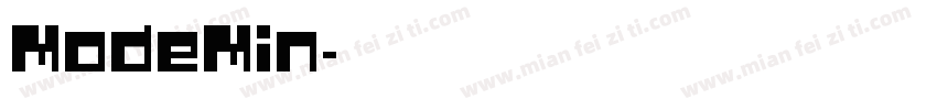 ModeMin字体转换