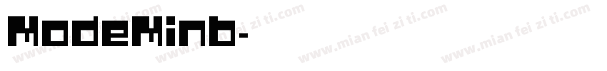 ModeMinb字体转换