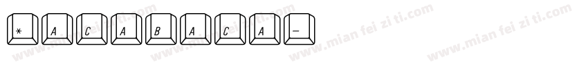 Macabaca字体转换