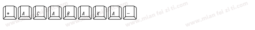 Macabaka字体转换