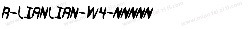 R-LianLian-W4字体转换