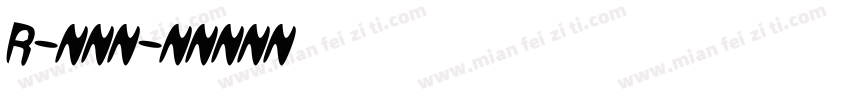 R-儷金黑字体转换