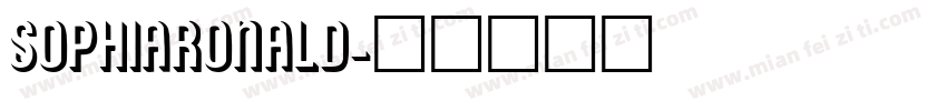 SophiaRonald字体转换