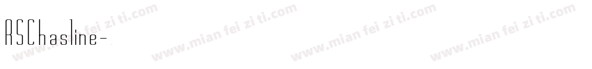 RSChasline字体转换