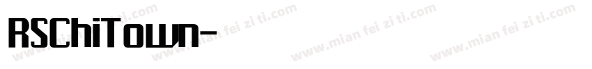 RSChiTown字体转换