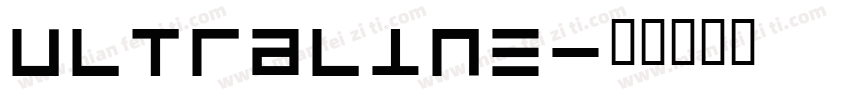 UltraLine字体转换