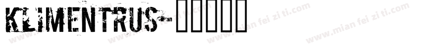 KlimentRus字体转换