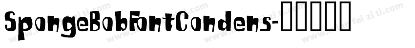 SpongeBobFontCondens字体转换