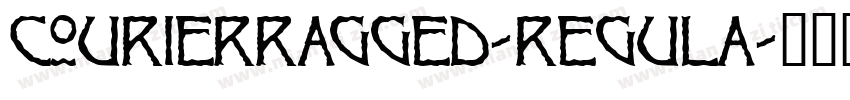 CourierRagged-Regula字体转换