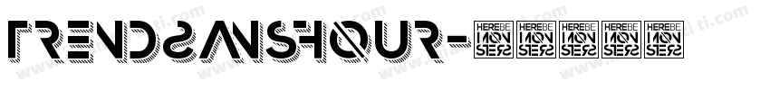 TrendSansFour字体转换