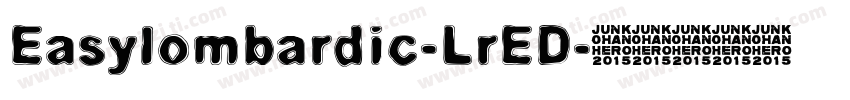 Easylombardic-LrED字体转换