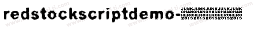 redstockscriptdemo字体转换