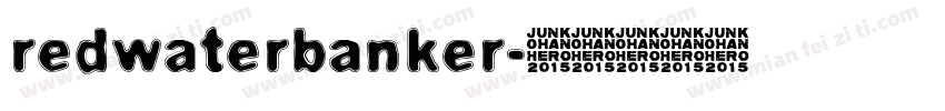 redwaterbanker字体转换