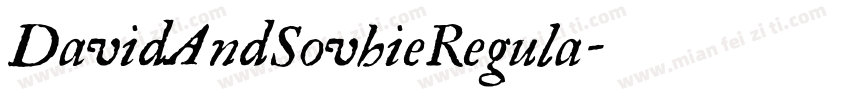 DavidAndSovhieRegula字体转换