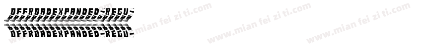 OffroadExpanded-Regu字体转换