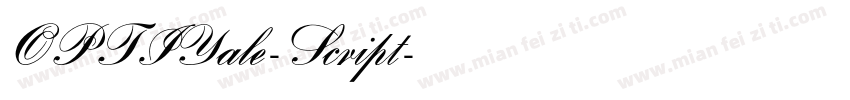 OPTIYale-Script字体转换