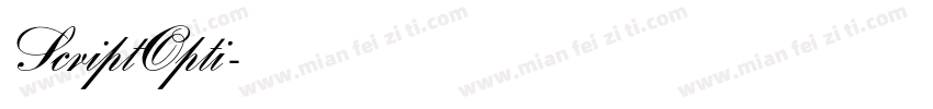 ScriptOpti字体转换
