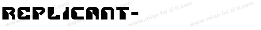 Replicant字体转换