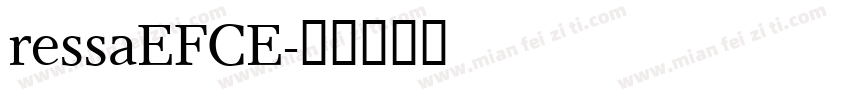 ressaEFCE字体转换