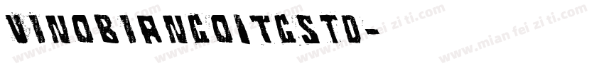 VinoBiancoITCStd字体转换