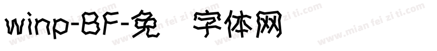 winp-BF字体转换