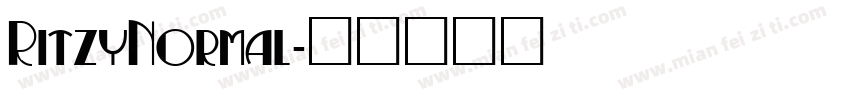 RitzyNormal字体转换