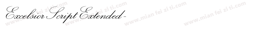 ExcelsiorScriptExtended字体转换