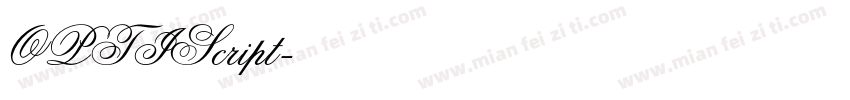 OPTIScript字体转换