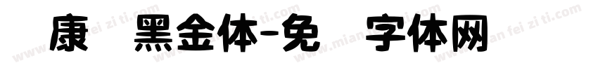 华康丽黑金体字体转换
